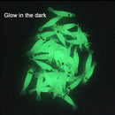 Kit 50 Iscas Artificiais Luminosas de Camarão – 3,5cm