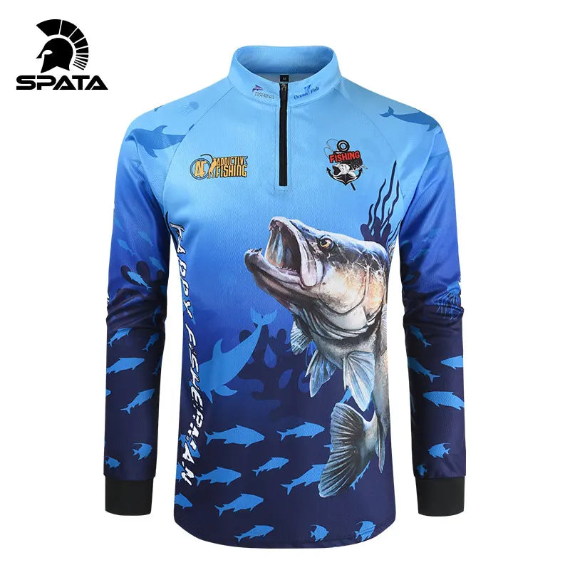 Camisa de Pesca SPATA Outdoor Sports – Anti-UV UPF 50+