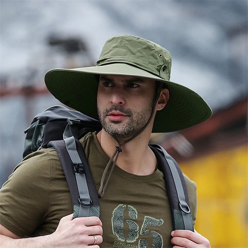 Chapéu Masculino 2025 – Verão, Pesca, Trilhas e Praia