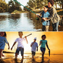 Kit Completo de Pesca – Vara Telescópica, Molinete, Isca, Linha, Caixa e Bolsa de Transporte