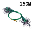 Chicote de Aço com Snaps Rotativos – Resistência e Segurança para Sua Pescaria