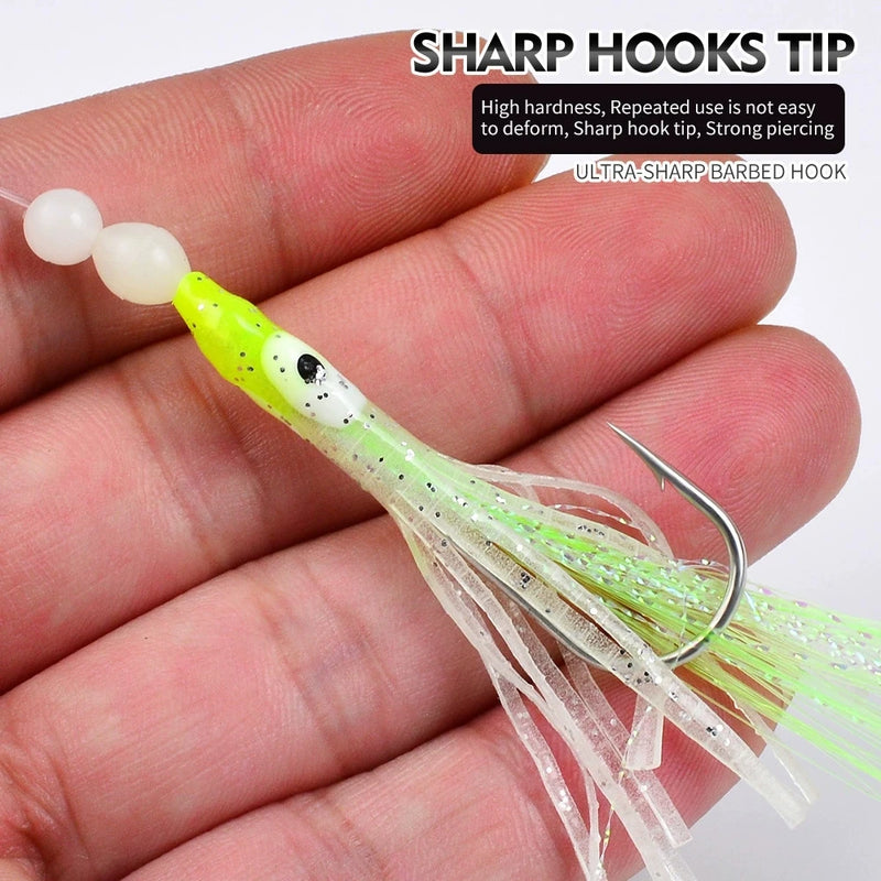 Kit 6pcs Sabiki Rig Luminoso