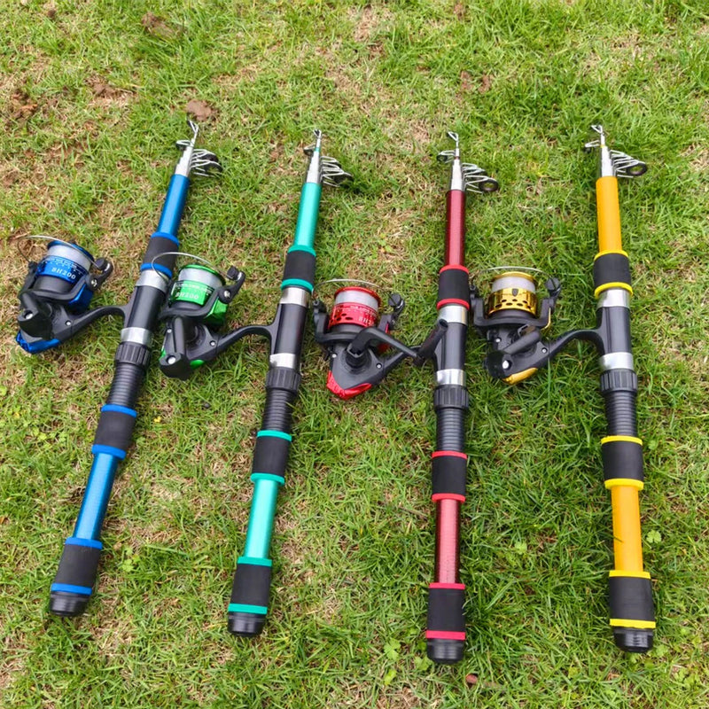 Kit Completo de Pesca – Vara Telescópica, Molinete, Isca, Linha, Caixa e Bolsa de Transporte