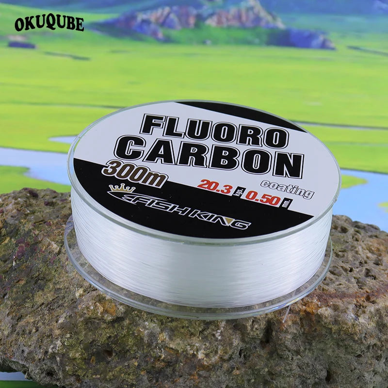Linha de Pesca Monofilamento de Nylon com Revestimento de Carbono