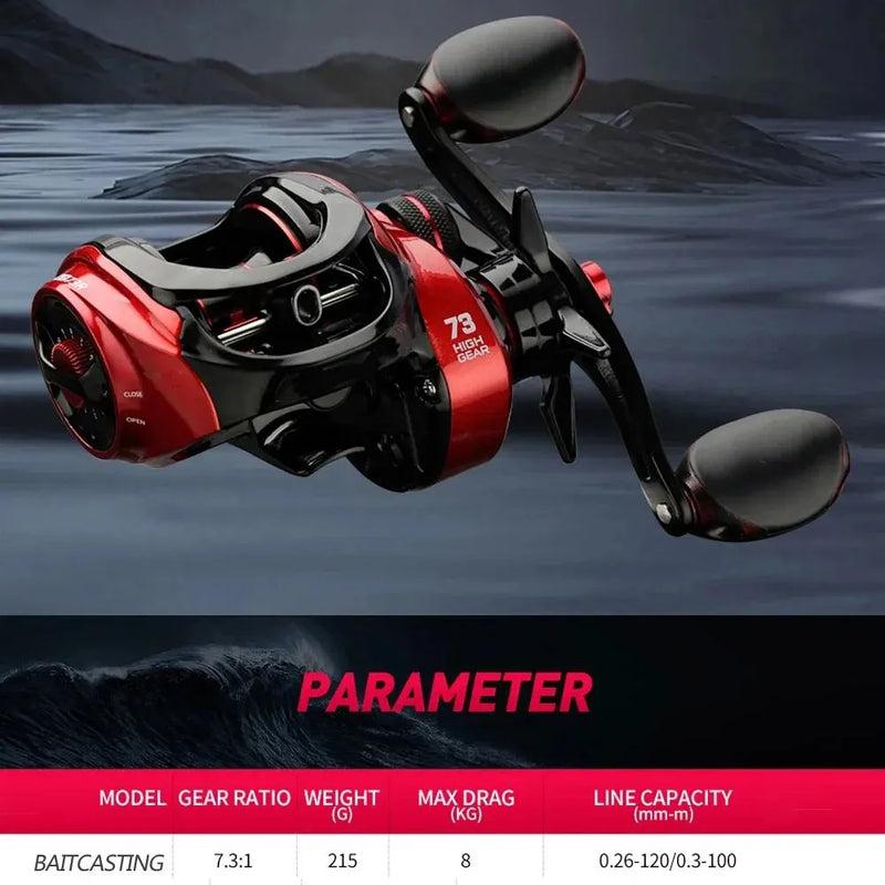 Carretilha de Pesca JHONCOO Ultra Light – Max Drag 8kg