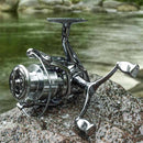 Molinete de Pesca Sougayilang 1000–5000 Series – Dupla Manivela, Drag 10kg