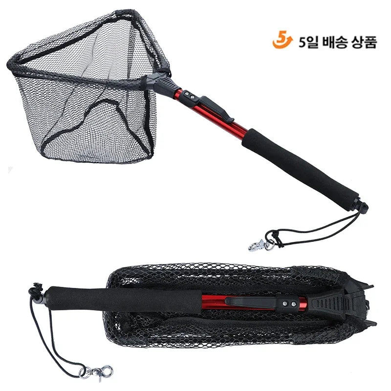Rede de Pesca Dobrável Sougayilang 65-112cm – Telescópica