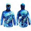 Camisa de Pesca Masculina com Capuz – Proteção Solar UV