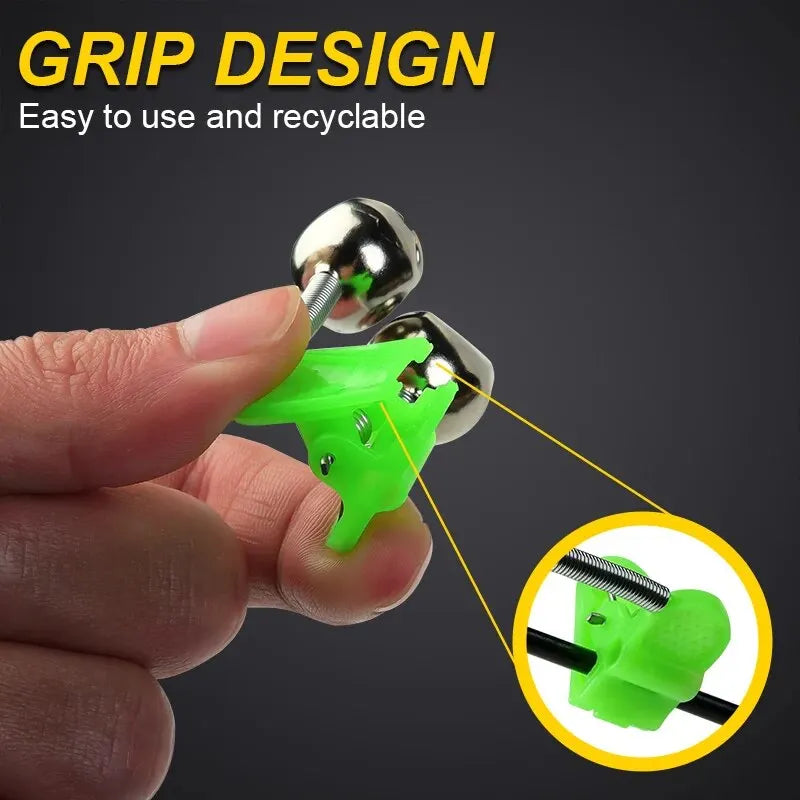 Kit com 5 Sinos de Alarme para Fisgadas de Peixe